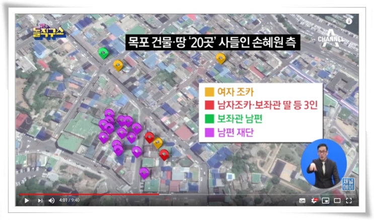 <b>손혜원</b>의원에게 모두속았다? <b>목포</b> 부동산<b>투기 의혹</b>?