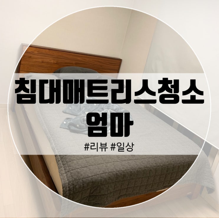  침대 매트리스 청소 진드기 제거까지! 쉽게 이용하기 "엄마"