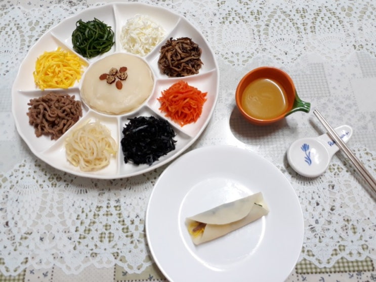  구절판 만드는 법(궁중요리)
