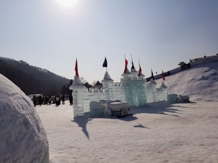 포천. 백운계곡. 동장군축제.