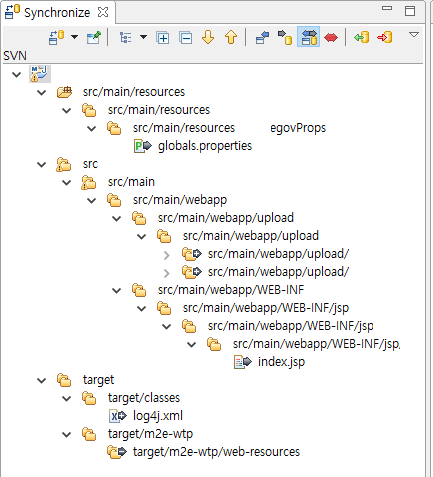  SVN ERROR ) Synchronize operation failed. svn: E204900: file '/home/svn/project_name'