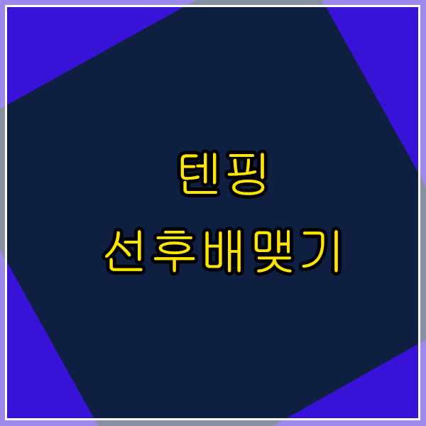 텐핑 선후배맺기 텐핑 선후배맺기
