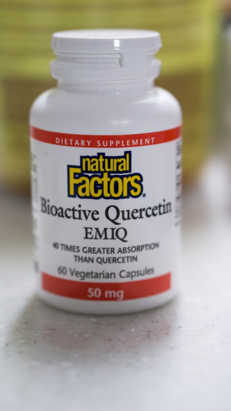  natural Factors Bioactive Quercetin EMIQ 복용 후기