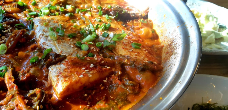  청라 생선요리맛집 ,고래식당, 갈치 우거지조림이 맛나요.