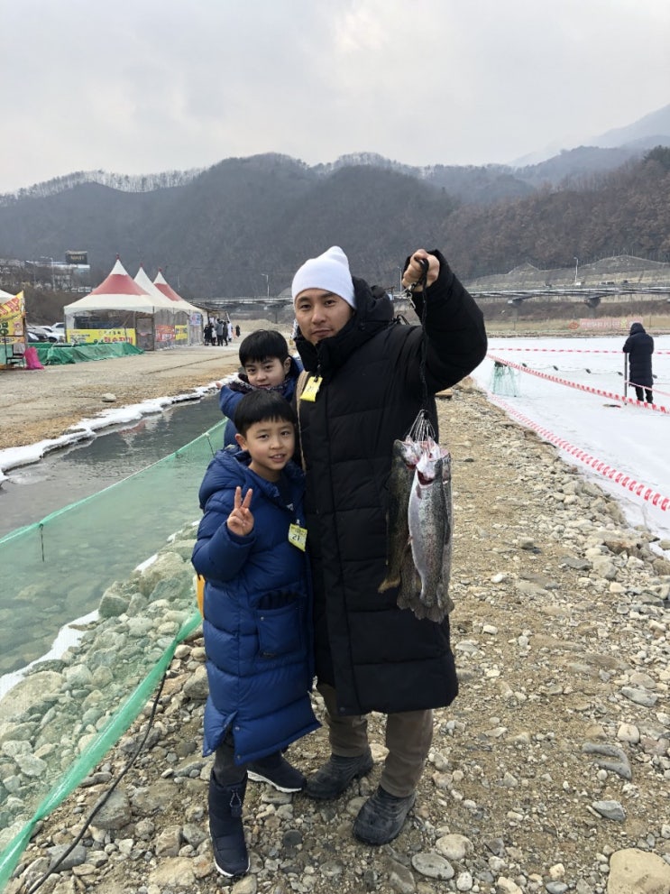  청평 축제 송어 축제장 '설빙' 초등방학 아이들과 가볼만 한 곳~^^