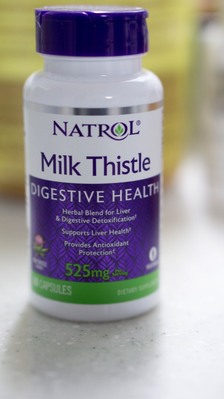  Natrol Milk Thistle 525mg 복용 후기