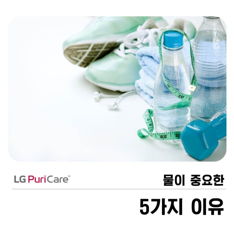  물이 중요한 이유 5가지! 퓨리케어에서~
