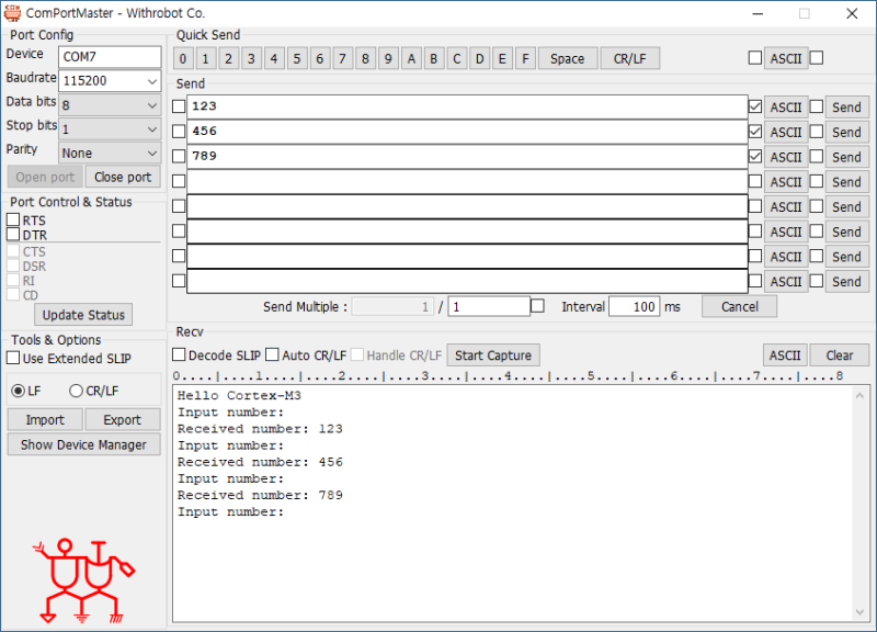 4-5강 UART - TrueStudio에서 scanf 사용하기(ARM 기초 강좌 - Cortex-M3/STM32F1xx ...