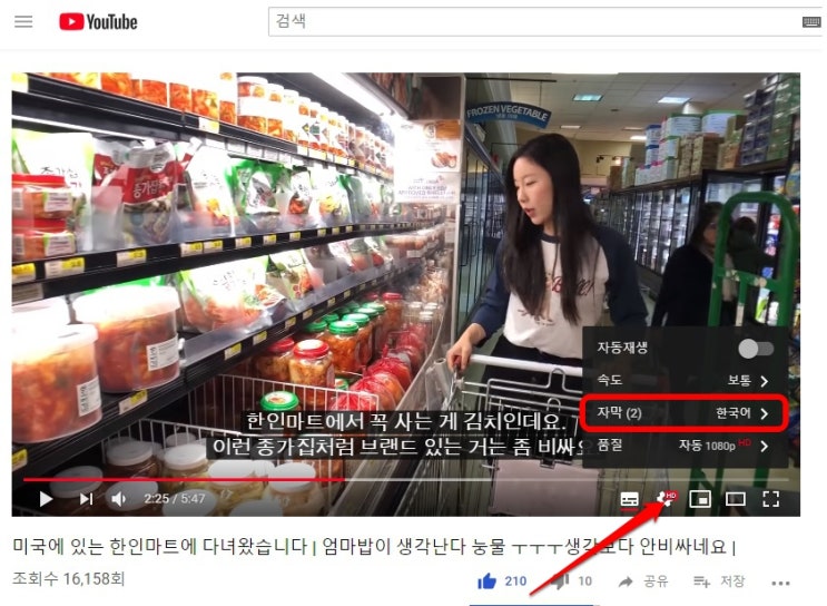  유튜브 자막 넣기 간편하게 대신넣는 방법.