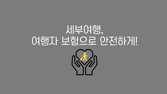  세부 여행, 해외여행자보험으로 안전하게! 여행보험가입 정보!