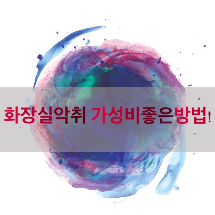  셀프로 화장실악취 청소로잡는방법