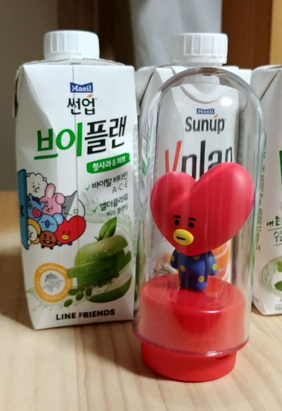 썬업 브이플랜에 BT21 캐릭터가 썬업 브이플랜에 BT21 캐릭터가