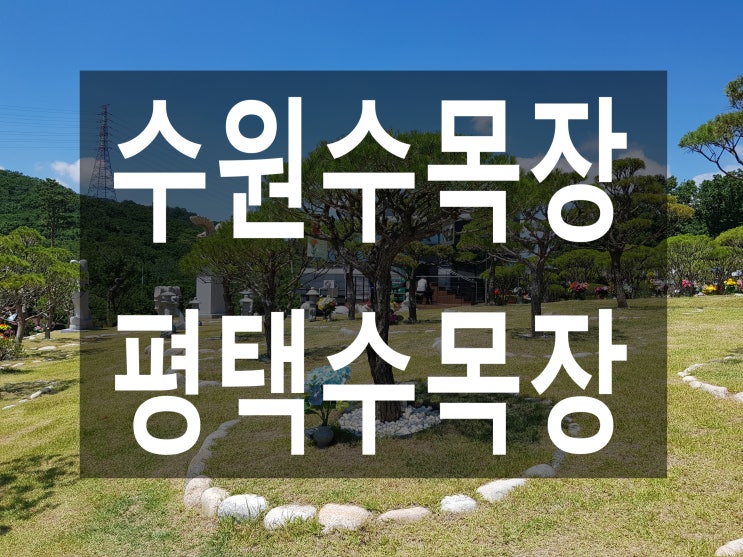 수원수목장 어디로 모셔야 안전할까요?..