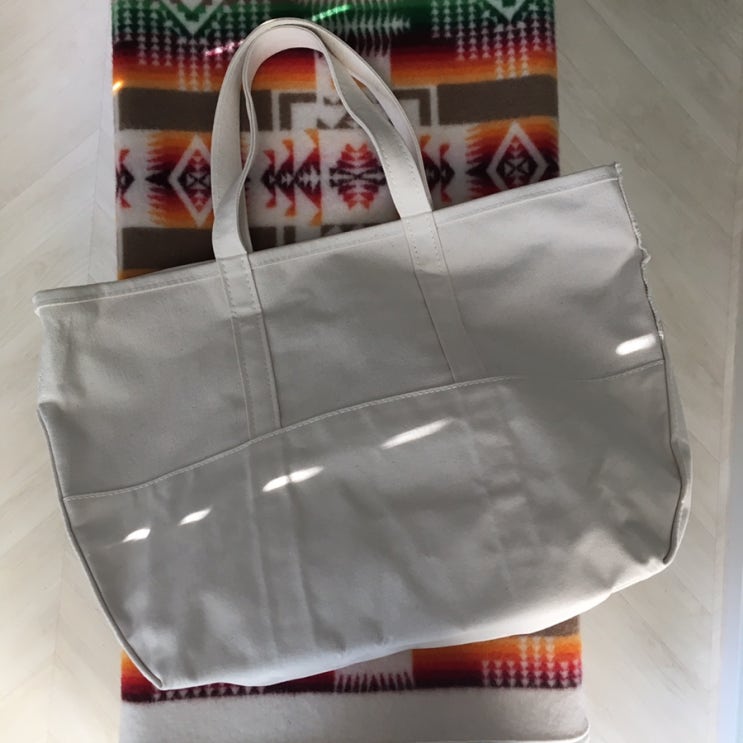  LL BEAN x BEAMS DEEP BOTTOM BOAT TOTE BAG 엘엘빈 빔즈 콜라보 토트백