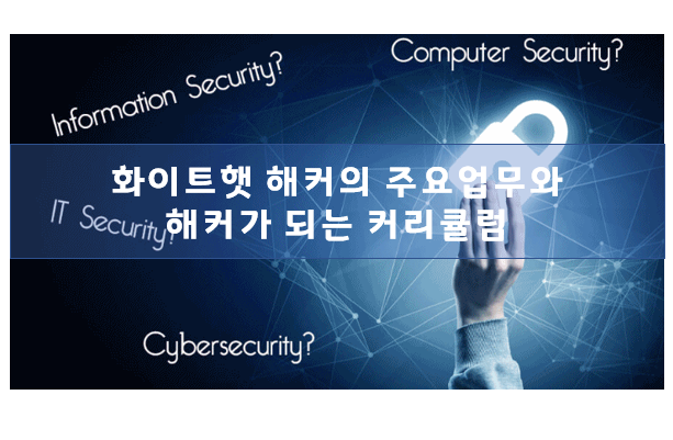 화이트햇 해커의 주요업무와 해커가 되는 과정은? 화이트햇 해커의 주요업무와 해커가 되는 과정은?
