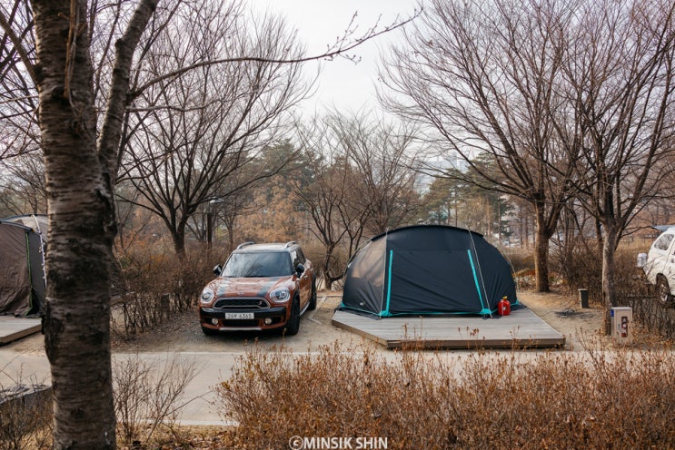  동계캠핑, 서울 중랑캠핑숲 with 바이저원W