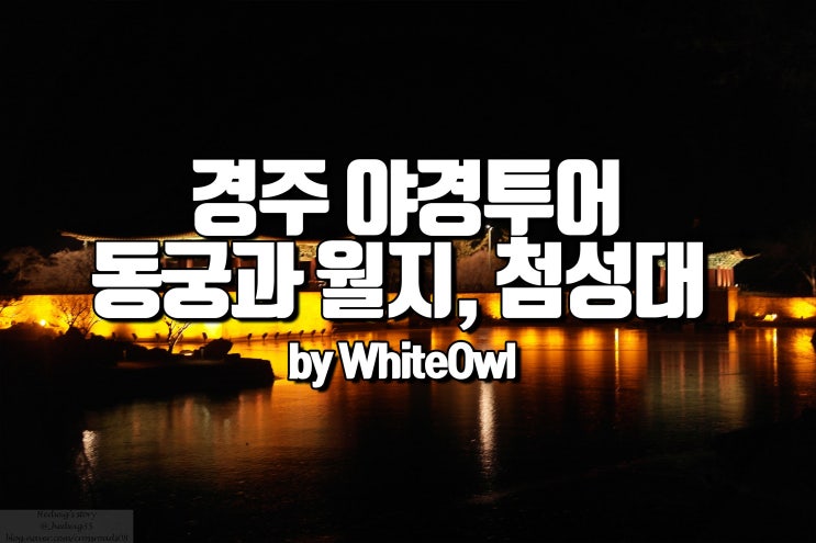  달이 비치는 곳 경주 야경 투어 코스 동궁과 월지 첨성대 그리고 대릉원