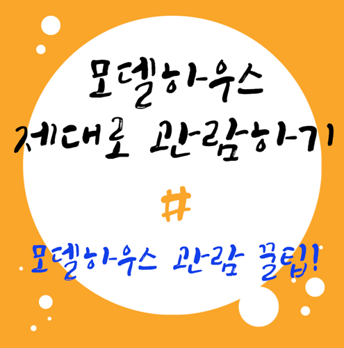  모델하우스 제대로 관람하기