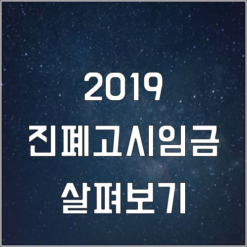  2019년 진폐고시임금