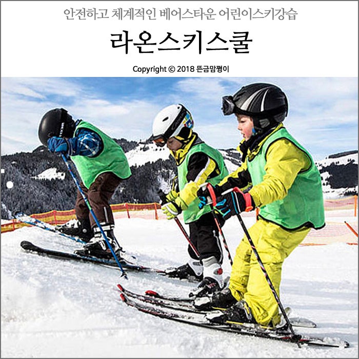 8세 모제이베어스타운 어린이스키강습 한번에 패러렐톤킹(스키 동영상 포함)