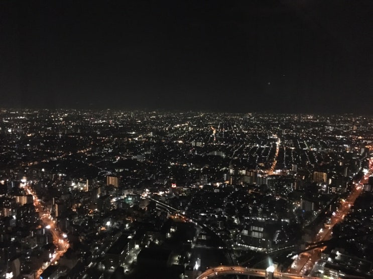 오사카여행: 하루카스300 전망대 야경 (가는방법, 티켓구매, 입장료, 운영시간)