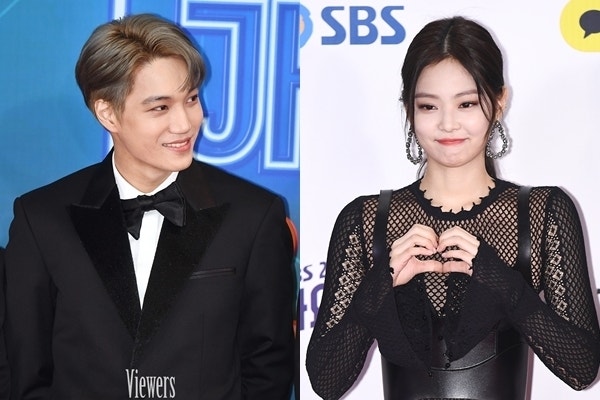 엑소 카이 블랙핑크 제니 결별 ~! SM YG 스타 아이돌 커플 열애 인정 1달만에 연인에서 선후배