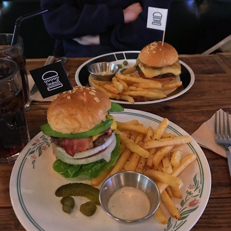  분위기 좋은 부평 평리단길 수제버거 맛집, 그랩어비 GRABAB
