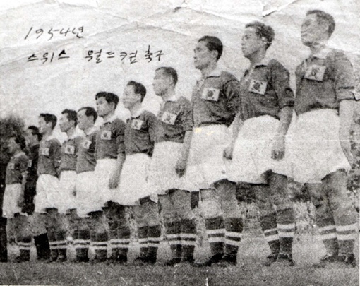  최초의 축구 한일전, 1954 스위스 월드컵
