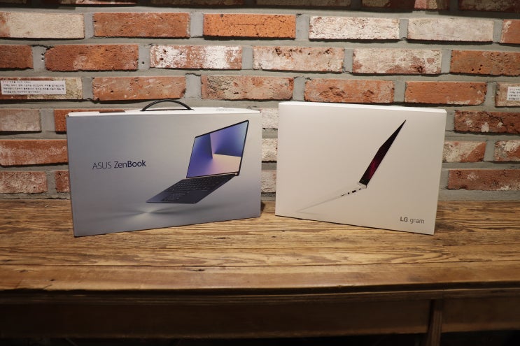  젠북 UX333 그리고 그램13 외관 비교 궁금하실까 봐 리뷰해봅니다!