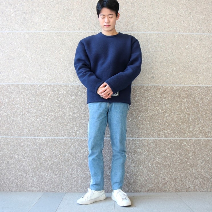 유핑 페이크퍼 맨투맨 보아털 느낌 핵 따뜻해