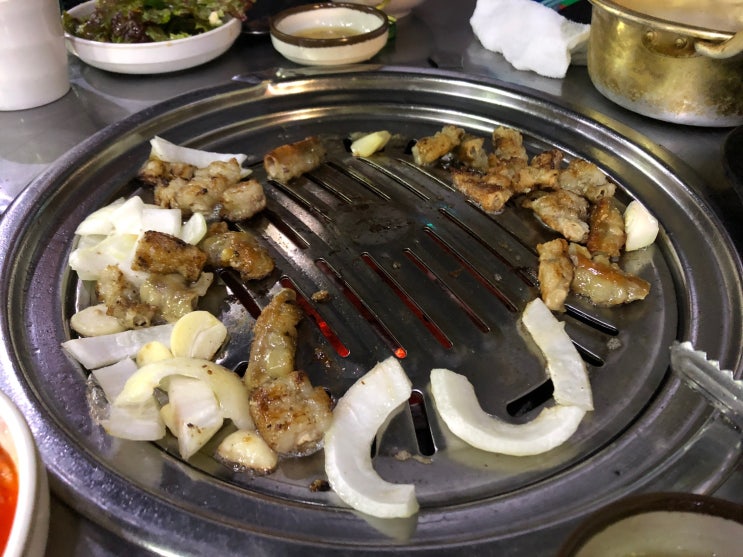  부천 신중동 먹자골목 곱창맛집 시골막창곱창생고기 후기