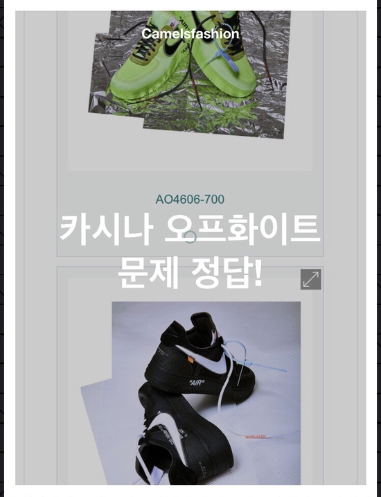 카시나 온라인 응모 문제 /  정답  이제서야 알게되네
