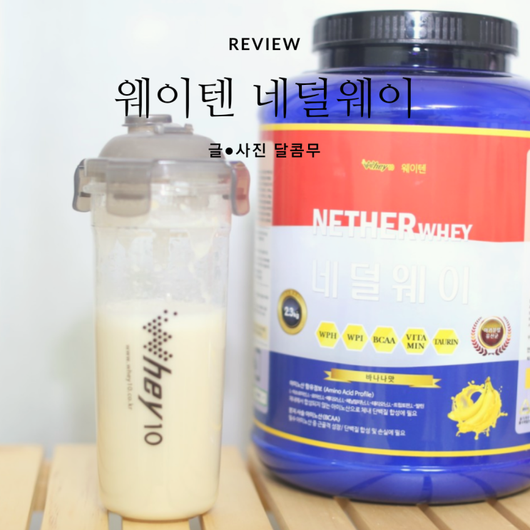  유청단백질보충제 웨이텐 네덜웨이 맛도 굿!