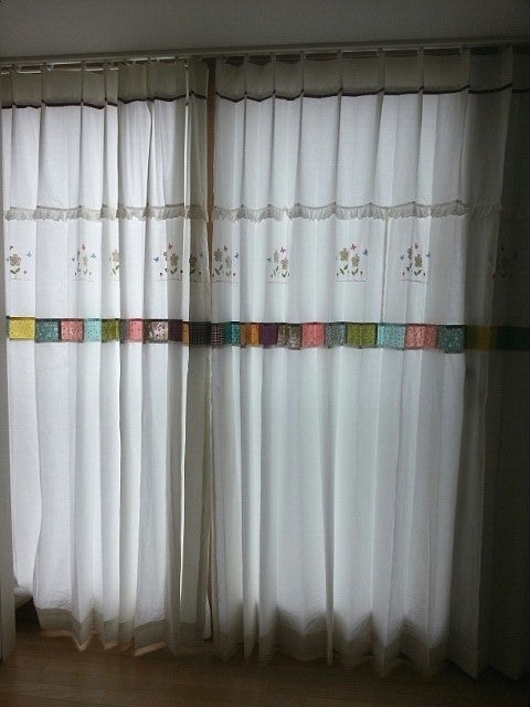 사랑스러운 큰창 커튼, 부엌 작은창 커튼 커튼 시공 사진 301