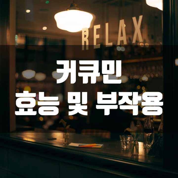  커큐민(강황) 효능 및 부작용