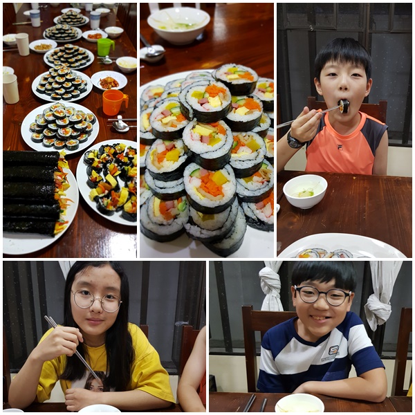  필리핀영어캠프 5주차 지난 아이들의 먹거리들~