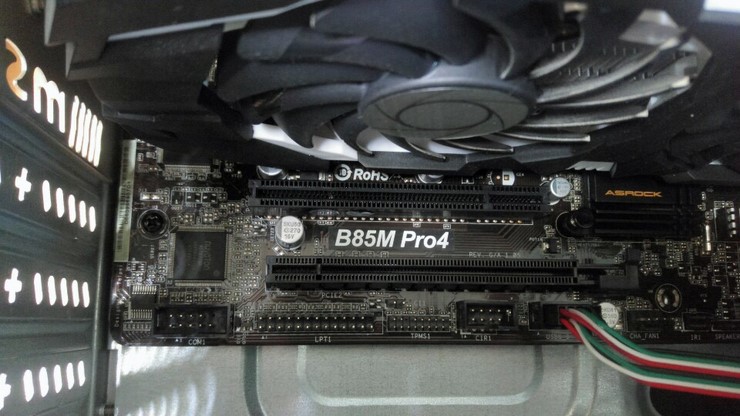  수완동 컴퓨터수리 B85m-pro4 메인보드 교체
