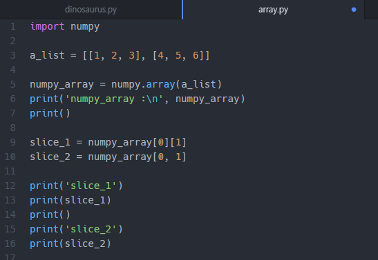 Python numpy.array() : 네이버 블로그