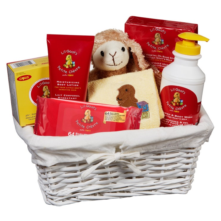  카누스 릴리 염소의 아기 바구니 , Canus Li’l Goat’s Baby Basket
