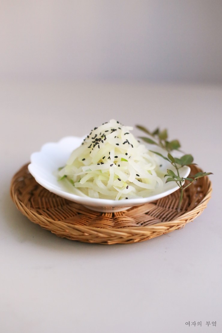  무나물볶음 황금레시피, 쓴맛없이 만들기
