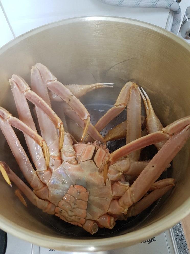  우리집 대게 맛집~ ㅋ대게찜, 대게찌는시간, 대게찌는법 등 대게 맛있게 먹기~ㅋ