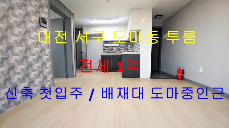  대전서구도마동신축투룸전세/도마중신축투룸전세/배재대신축투룸전세