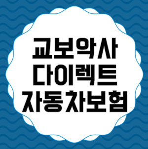 교보악사다이렉트자동차보험 가입 시 손해안보는 방법! 대공개!