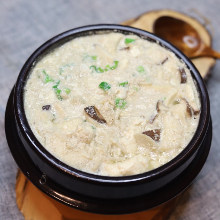  [순두부 요리]담백한 순두부 버섯들깨탕