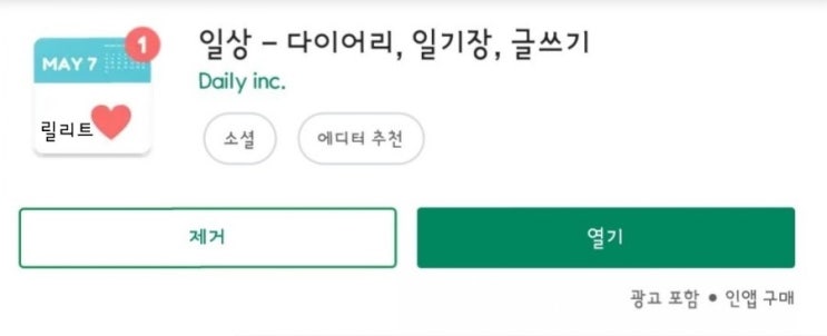  일기 / 다이어리 어플 리뷰 (일상 편)