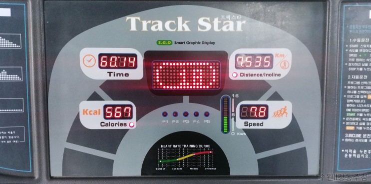 [19.01.29] 오늘도 가볍게 1시간, 7.5KM 달리기 완료! 유산소운동으로 산뜻한 하루의 시작!
