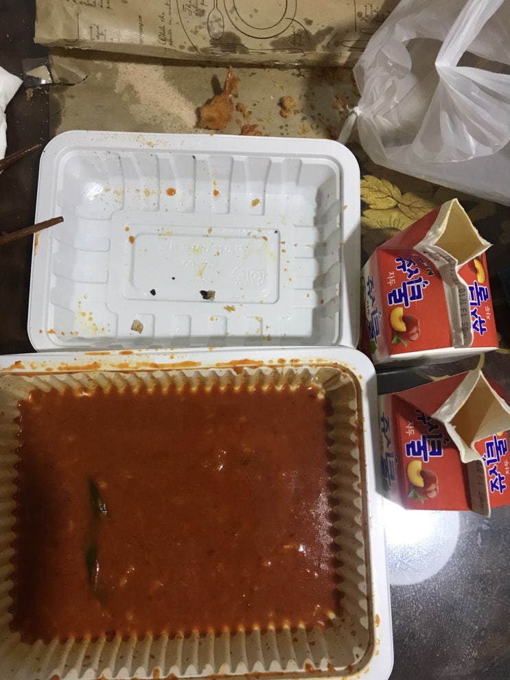  두번째 떡볶이 성공적인 주문 292짬떡 분당 이매동 맛집 적절한 양과 가격 그리고 맛도 훌륭! 튀김! 순대! 다먹어치워버렸던 우리의 이야기 배달음식 추천