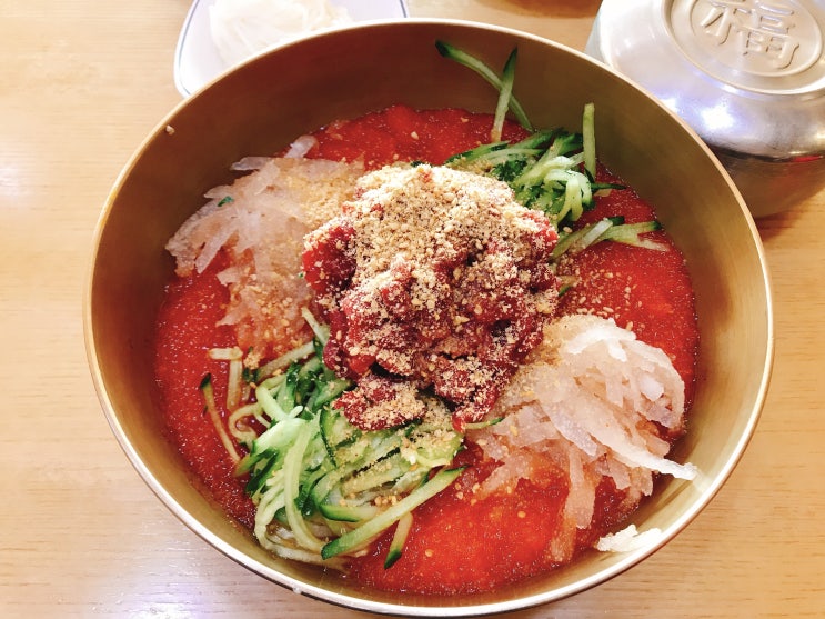 [경주 맛집] 한우 물회와 메밀 묵채가 맛있는 함양집 보불로점