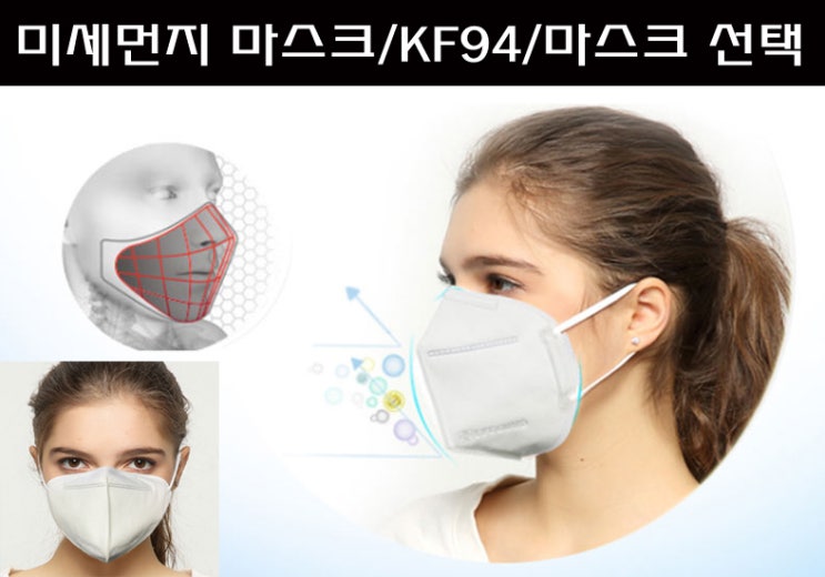  미세먼지마스크/KF94/마스크선택법/라이프가드