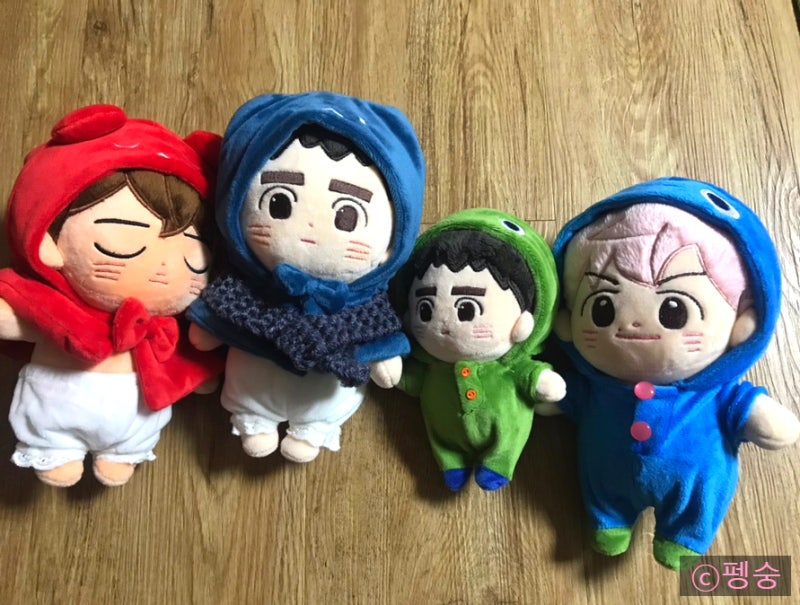 EXOディオギョンスとベクヒョン人形 コッコギョン コベク / めっちゃ可愛い *_*